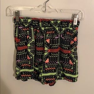 Patterned Flowy Shorts